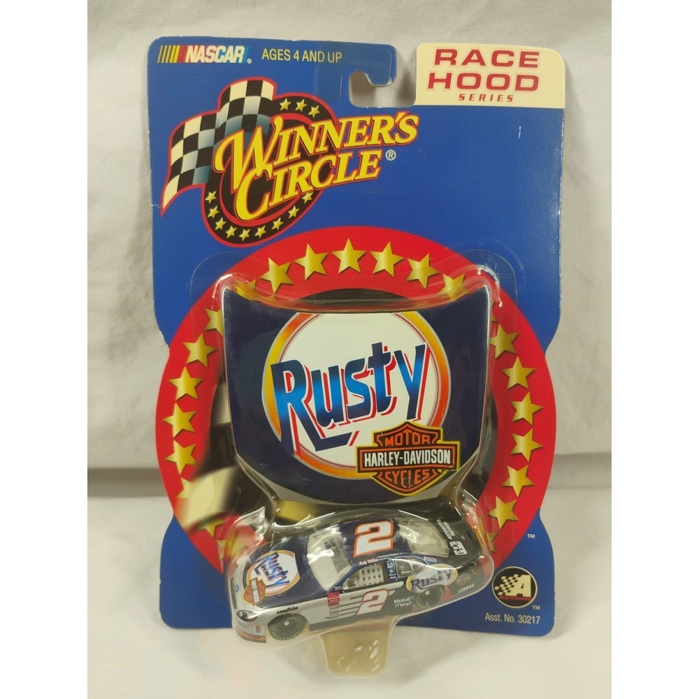 Nascar 2002‎ Winner's Circle #2 Rusty Wallace Race Hood Series Harley Davidson